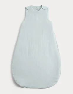 Pure Cotton Textured 1.5 Tog Sleeping Bag (0-3 Yrs)