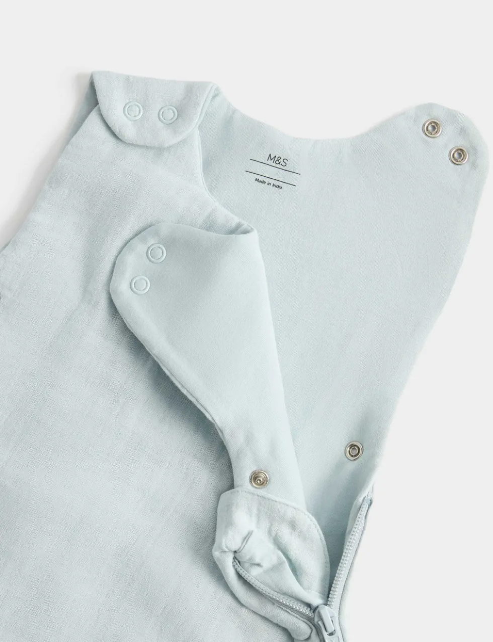 Pure Cotton Textured 1.5 Tog Sleeping Bag (0-3 Yrs)