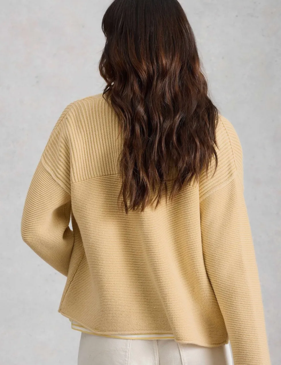 Pure Cotton Textured Cardigan