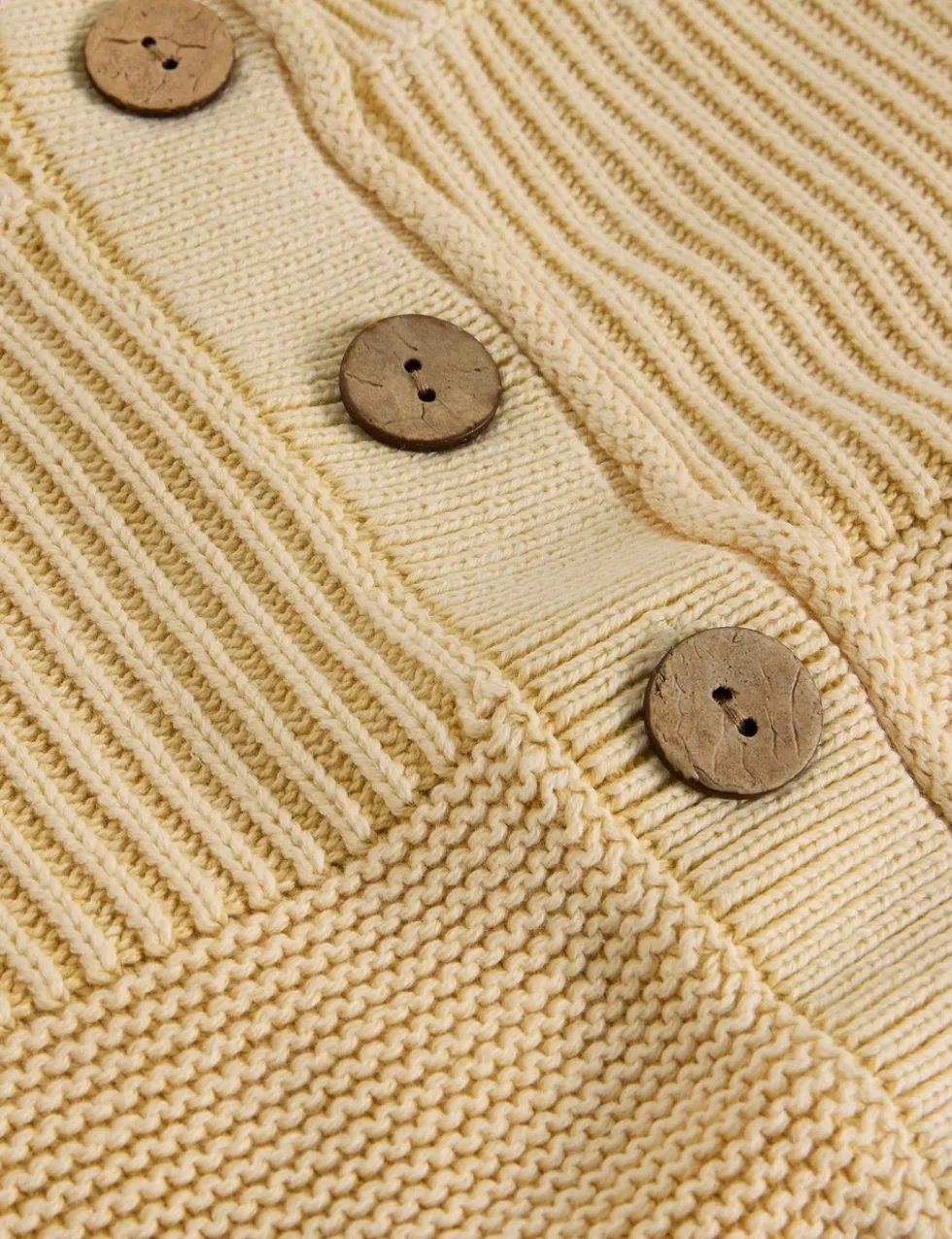 Pure Cotton Textured Cardigan