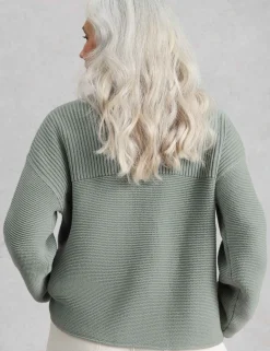 Pure Cotton Textured Cardigan