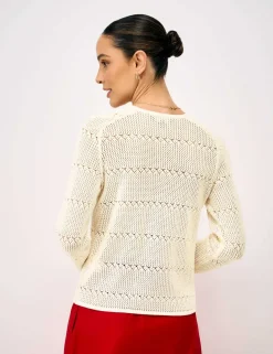 Pure Cotton Textured Cardigan