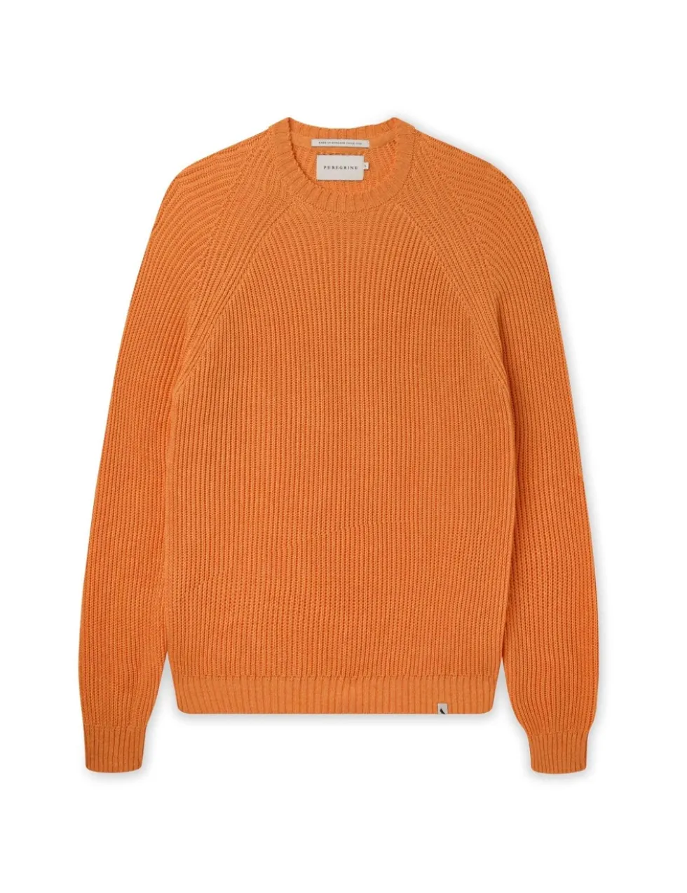 Pure Cotton Textured Crew Neck Jumper