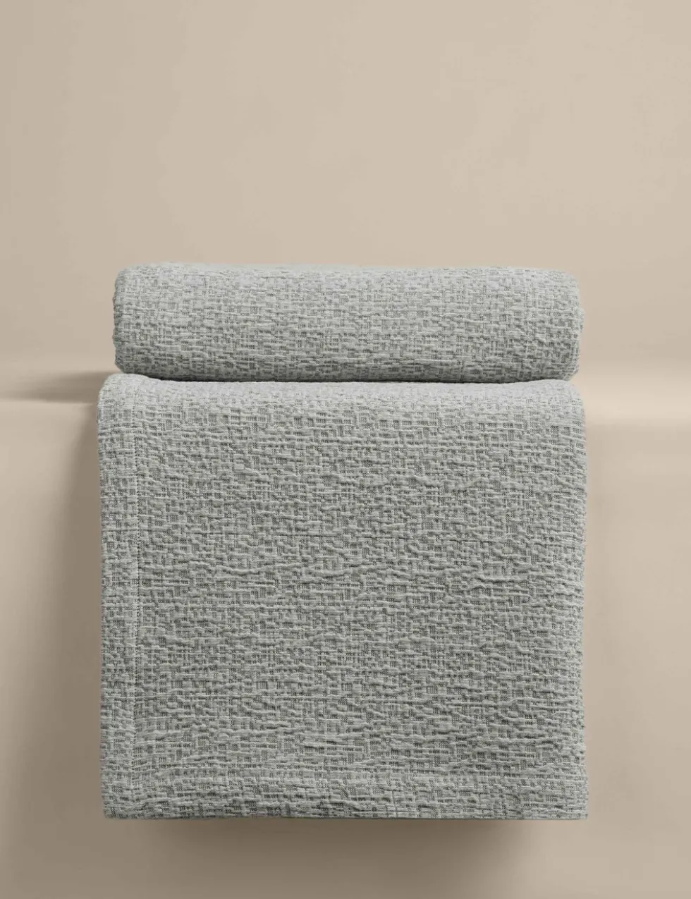 Pure Cotton Textured Jacquard Bedspread