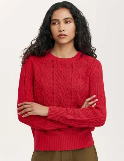 Pure Cotton Textured Jumper