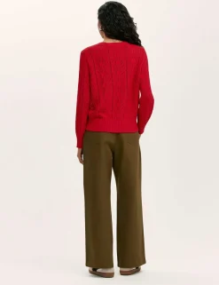 Pure Cotton Textured Jumper
