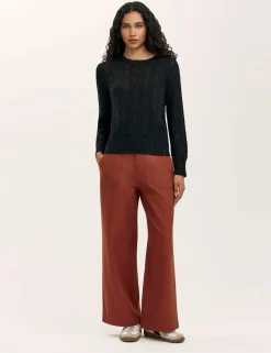 Pure Cotton Textured Jumper
