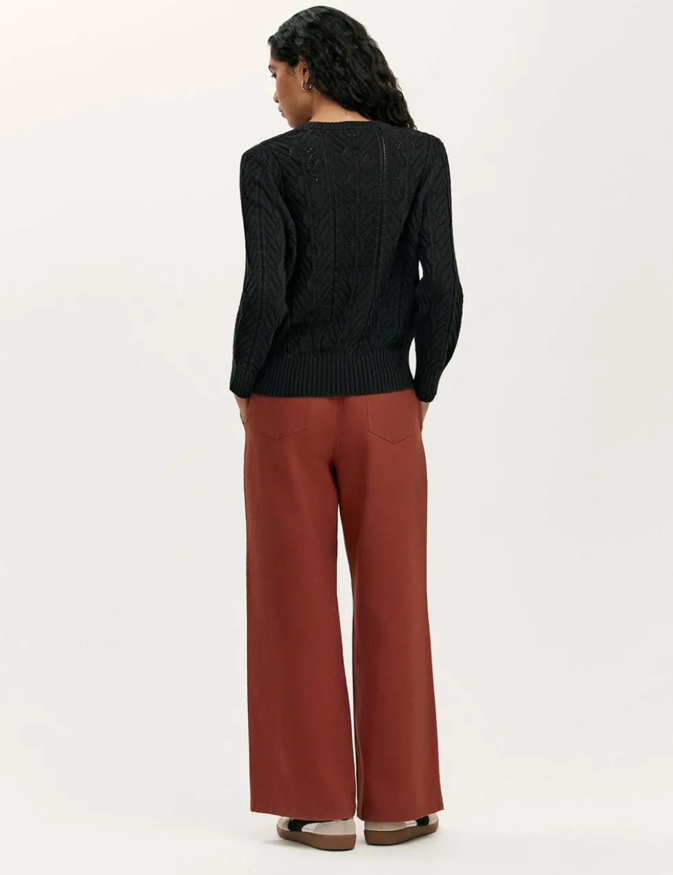 Pure Cotton Textured Jumper