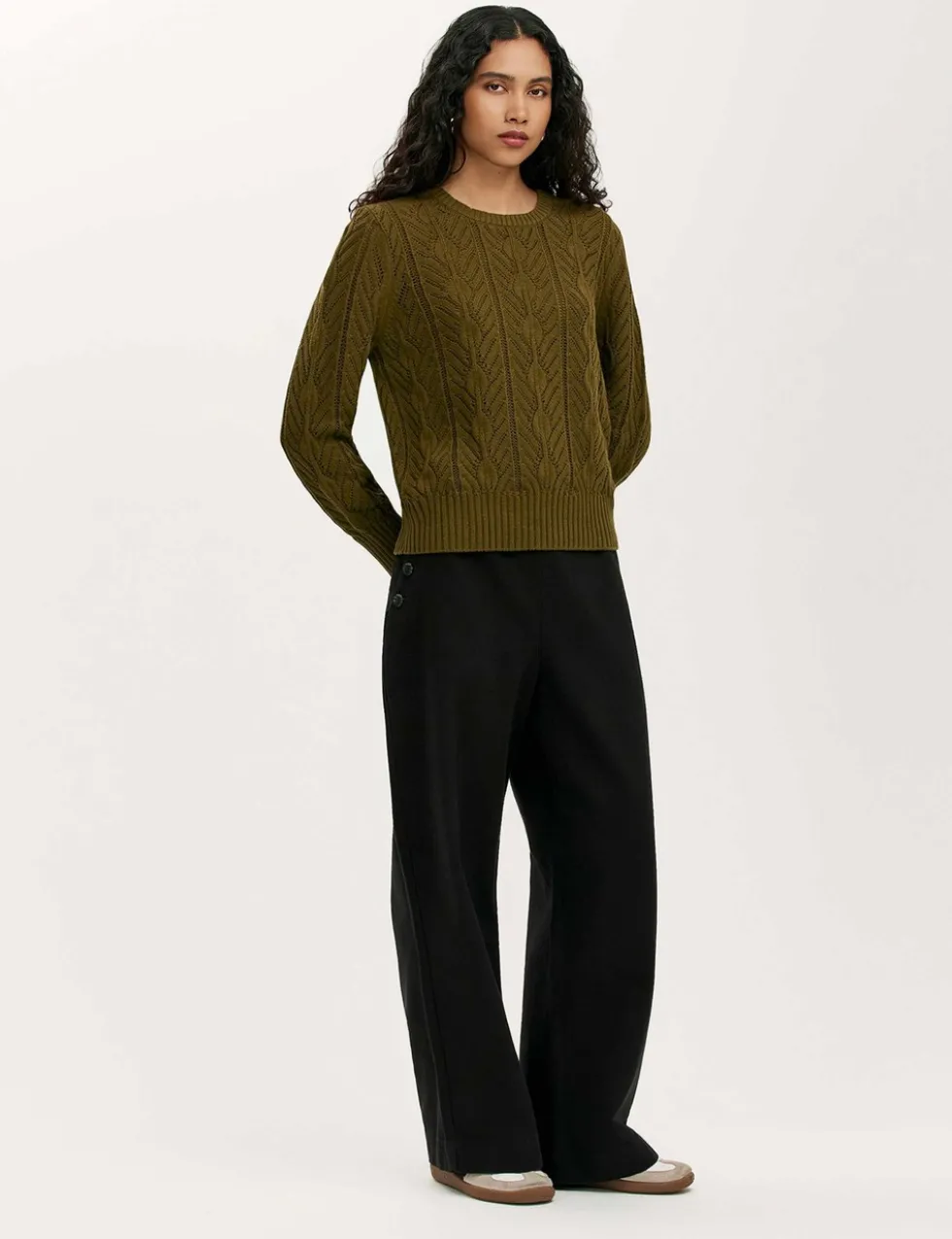 Pure Cotton Textured Jumper