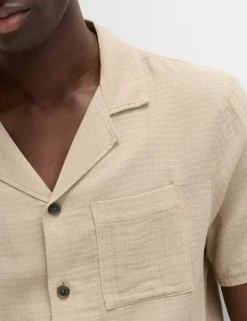 Pure Cotton Textured Loungewear Top