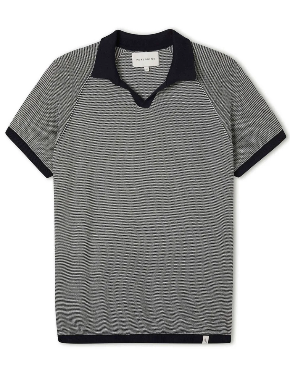 Pure Cotton Textured Polo Shirt