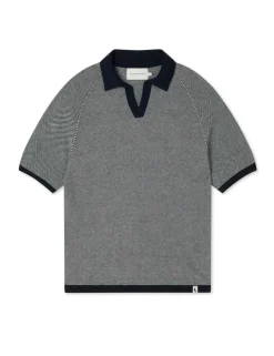 Pure Cotton Textured Polo Shirt