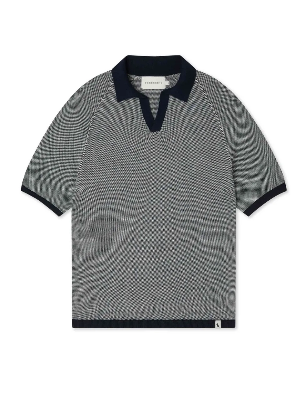Pure Cotton Textured Polo Shirt