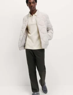Pure Cotton Textured Polo Shirt