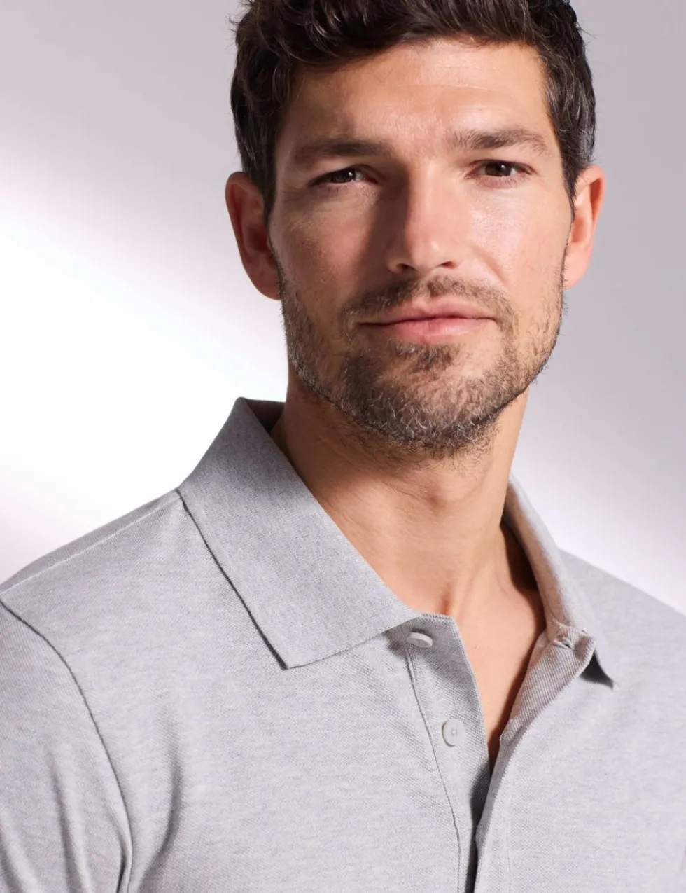 Pure Cotton Textured Polo Shirt