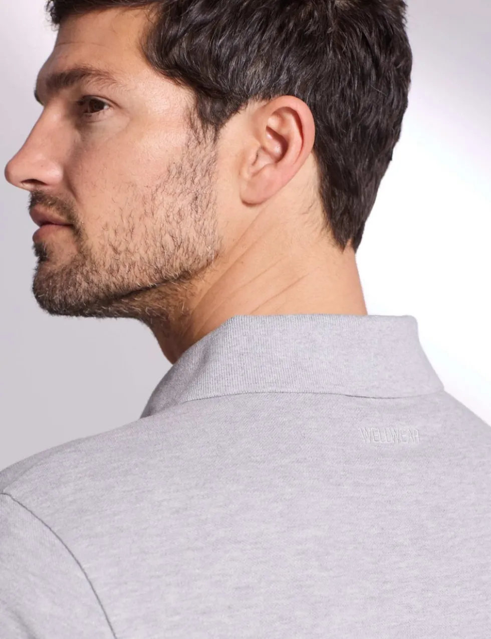 Pure Cotton Textured Polo Shirt