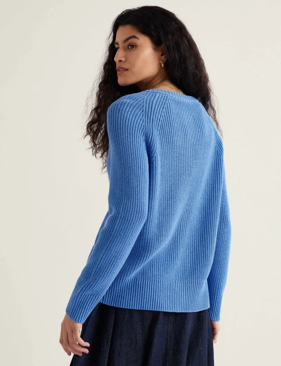 Pure Cotton Textured Relaxed Cardigan