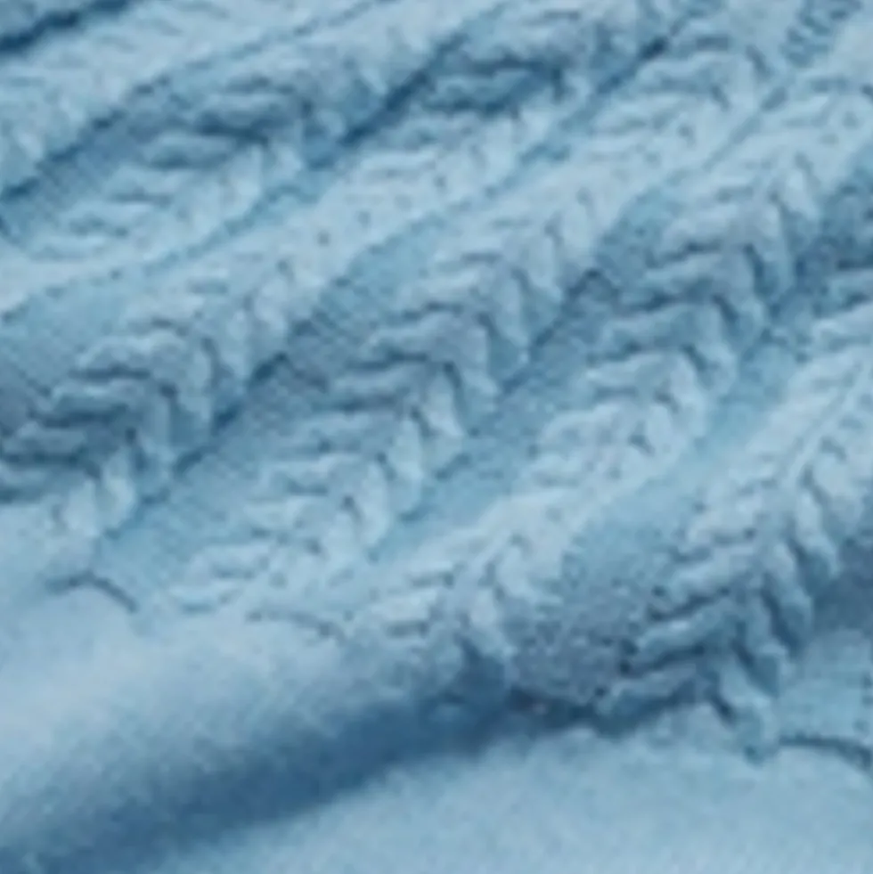 Pure Cotton Textured Relaxed Jumper