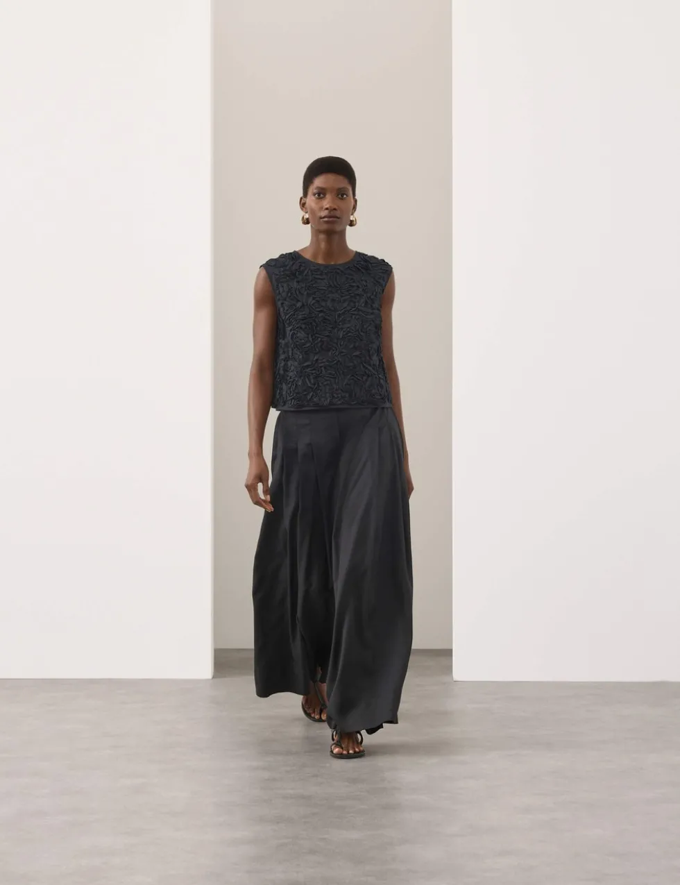 Pure Cotton Textured Shell Top