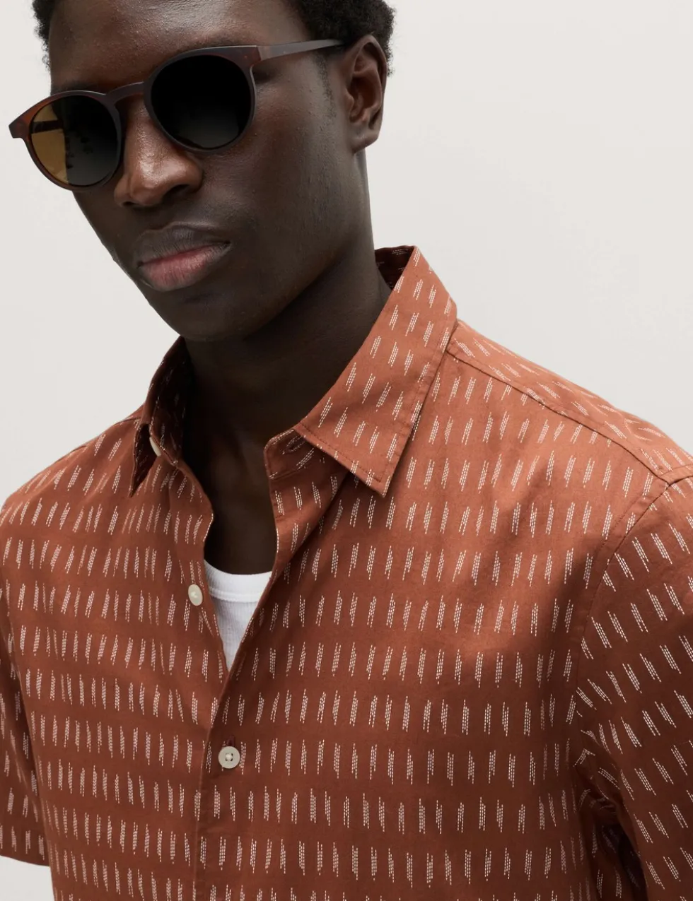 Pure Cotton Textured Shirt