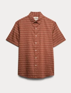 Pure Cotton Textured Shirt