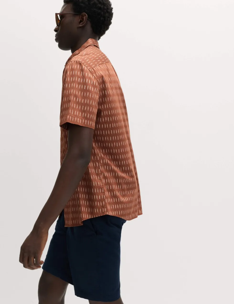 Pure Cotton Textured Shirt