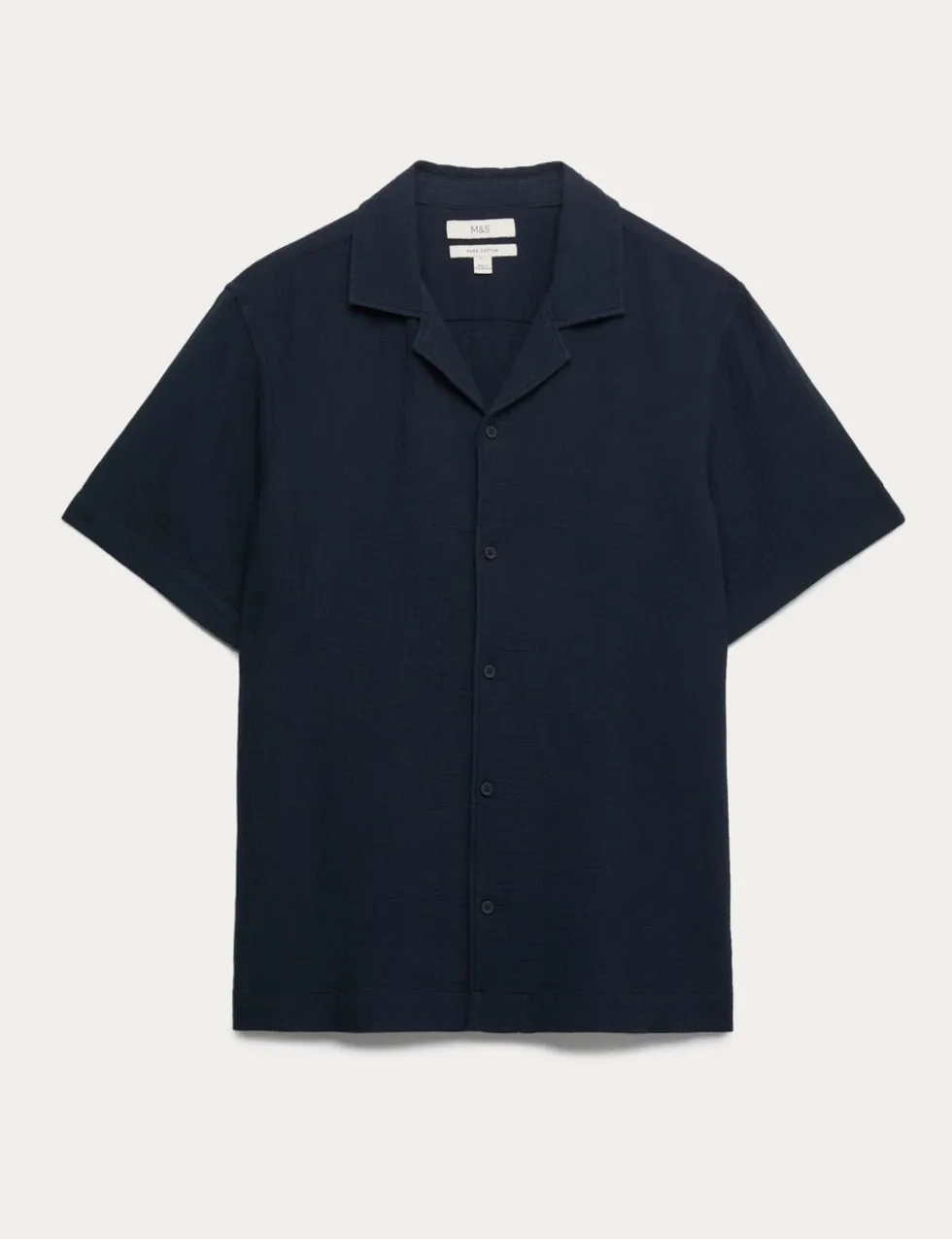 Pure Cotton Textured Shirt