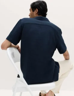 Pure Cotton Textured Shirt