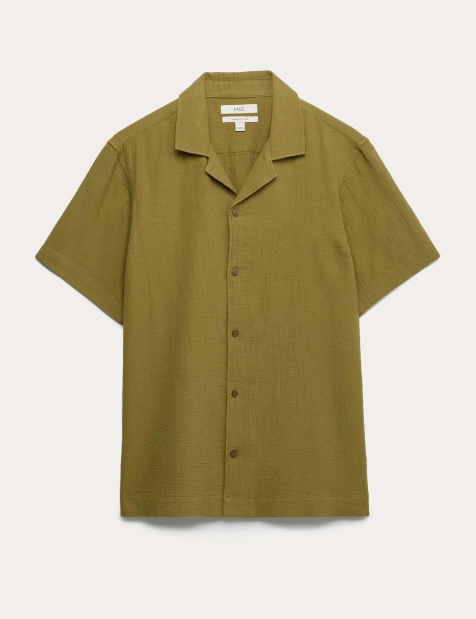 Pure Cotton Textured Shirt