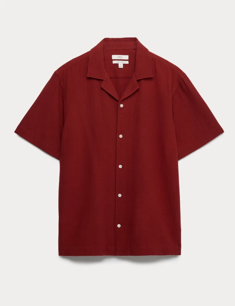 Pure Cotton Textured Shirt
