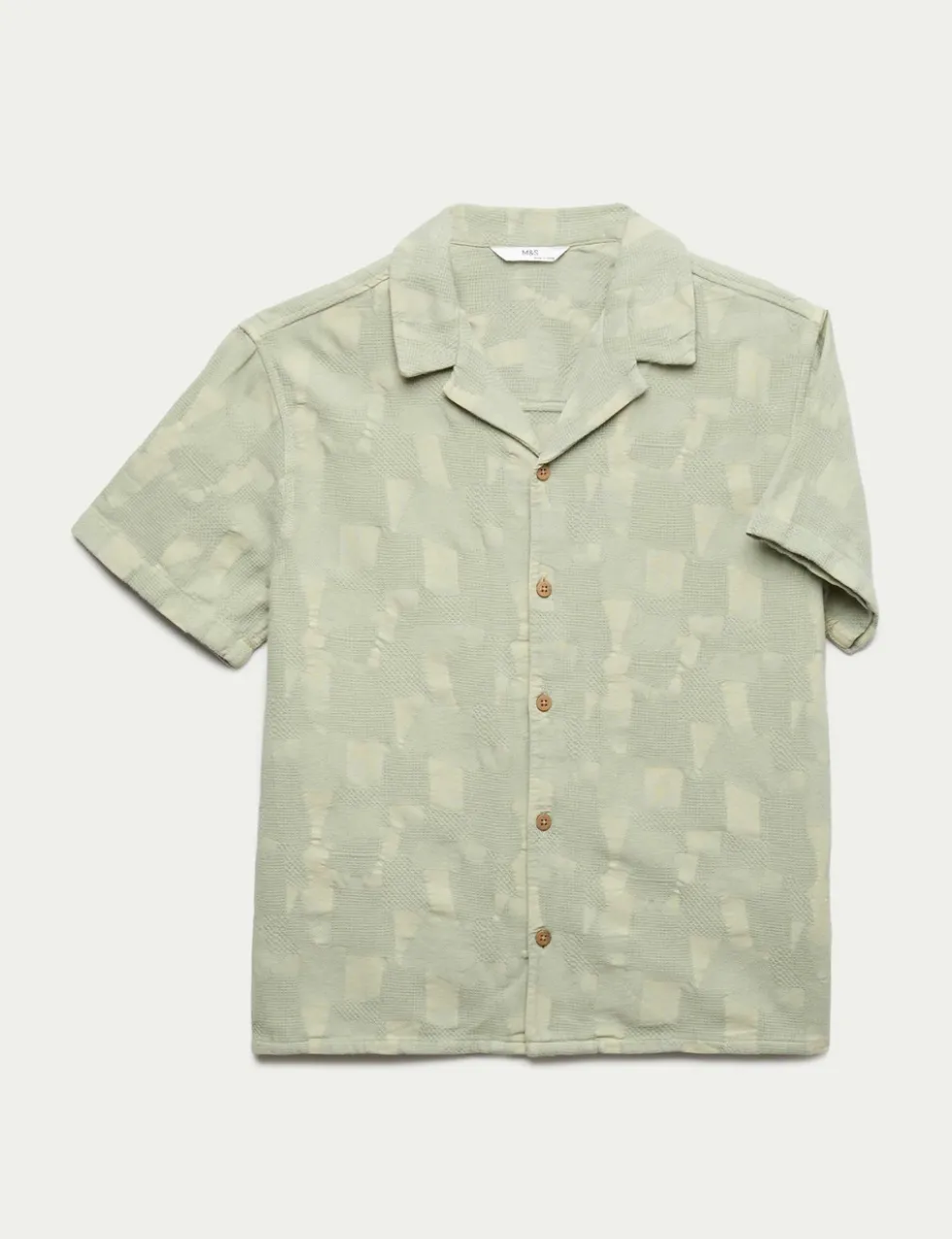 Pure Cotton Textured Shirt (6-16 Yrs)