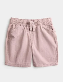 Pure Cotton Textured Shorts (2-8 Yrs)