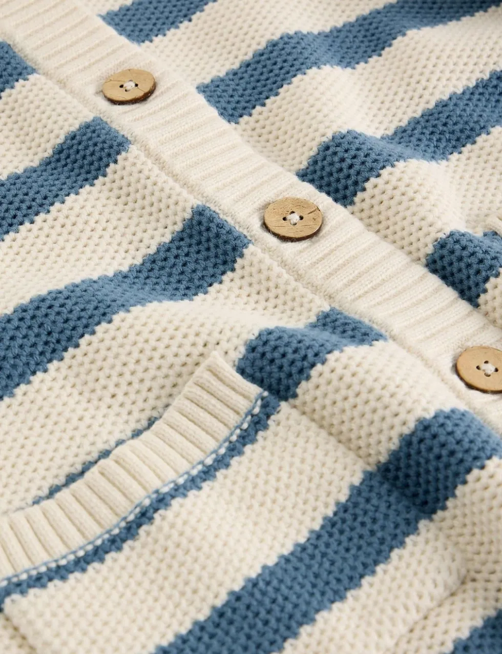 Pure Cotton Textured Short Sleeved Cardigan