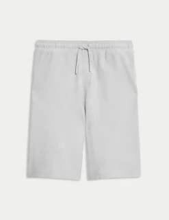 Pure Cotton Textured Shorts (6-16 Yrs)