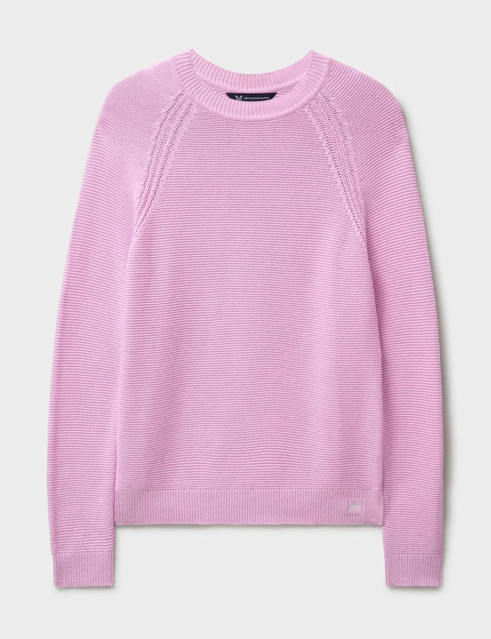 Pure Cotton Textured Stitch Jumper