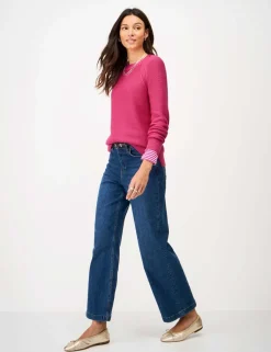 Pure Cotton Textured Stitch Jumper