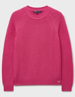 Pure Cotton Textured Stitch Jumper
