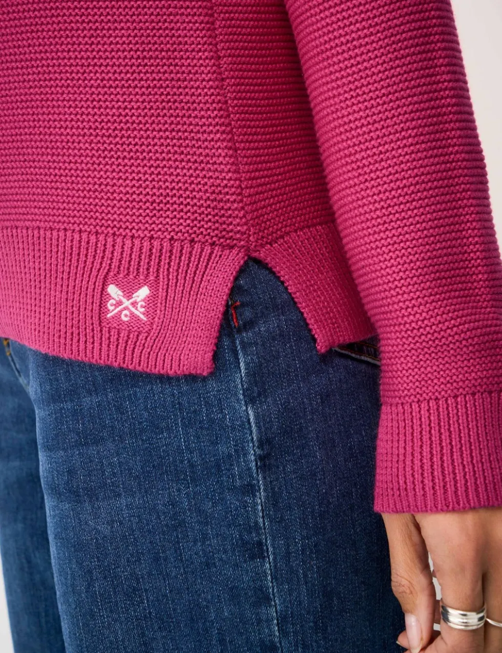 Pure Cotton Textured Stitch Jumper