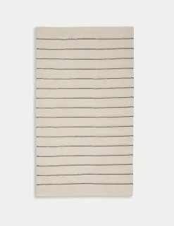 Pure Cotton Textured Striped Towel