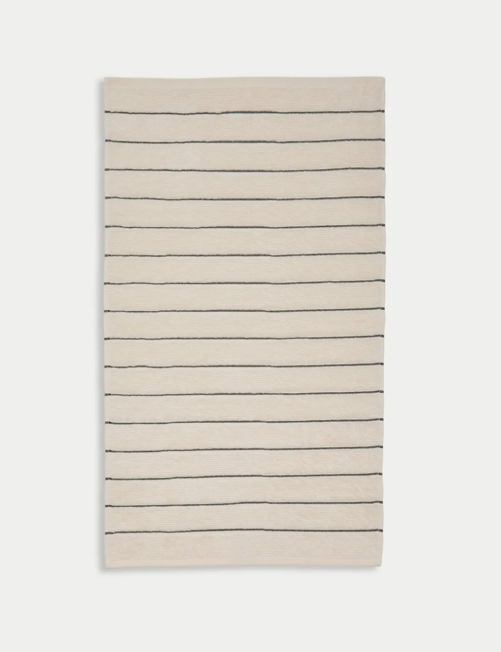 Pure Cotton Textured Striped Towel