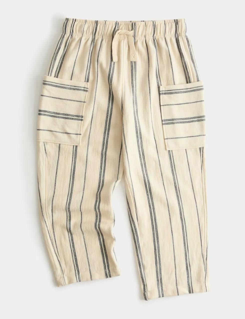 Pure Cotton Textured Striped Trousers (2-8 Yrs)