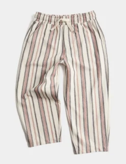 Pure Cotton Textured Striped Trousers (2-8 Yrs)