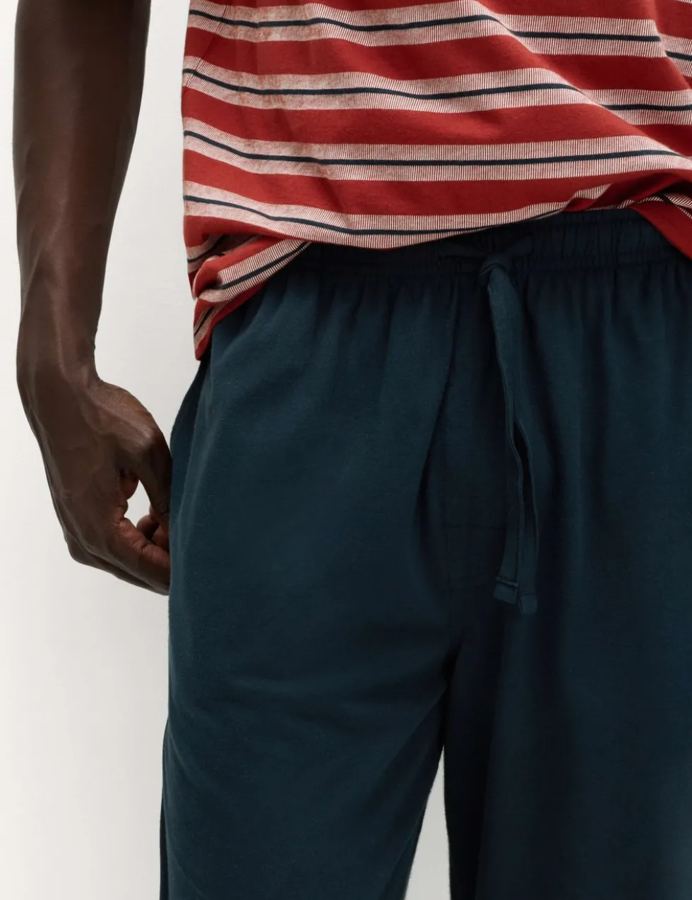 Pure Cotton Textured Stripe Pyjama Set