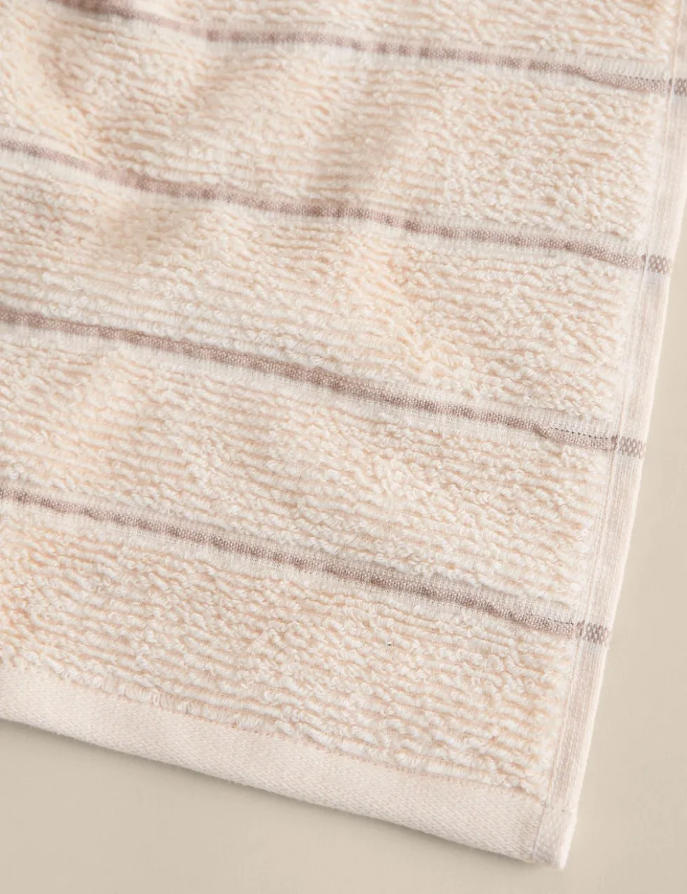 Pure Cotton Textured Striped Towel