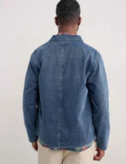 Pure Cotton Textured Utility Jacket