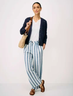 Pure Cotton Textured V-Neck Cardigan