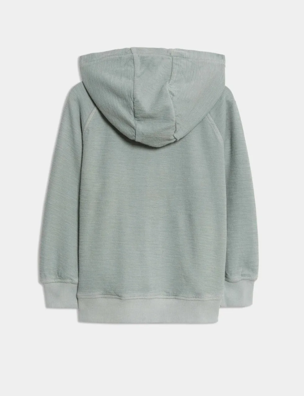 Pure Cotton Textured Zip Hoodie (2-8 Yrs)