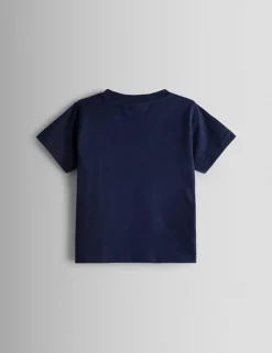 Pure Cotton Three Lions Football T-Shirt (6 Months-7 Years)