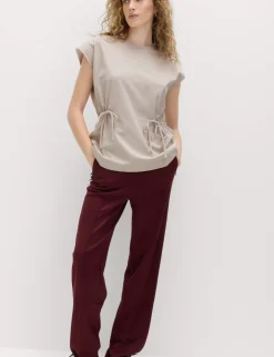 Pure Cotton Tie Waist Oversized T-Shirt