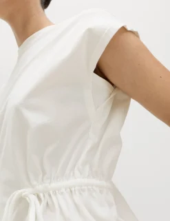 Pure Cotton Tie Waist Oversized T-Shirt